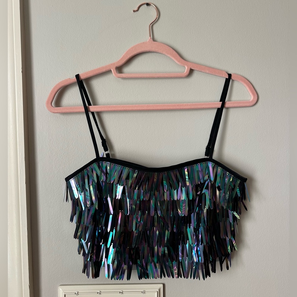 Women’s Fringe Crop Top